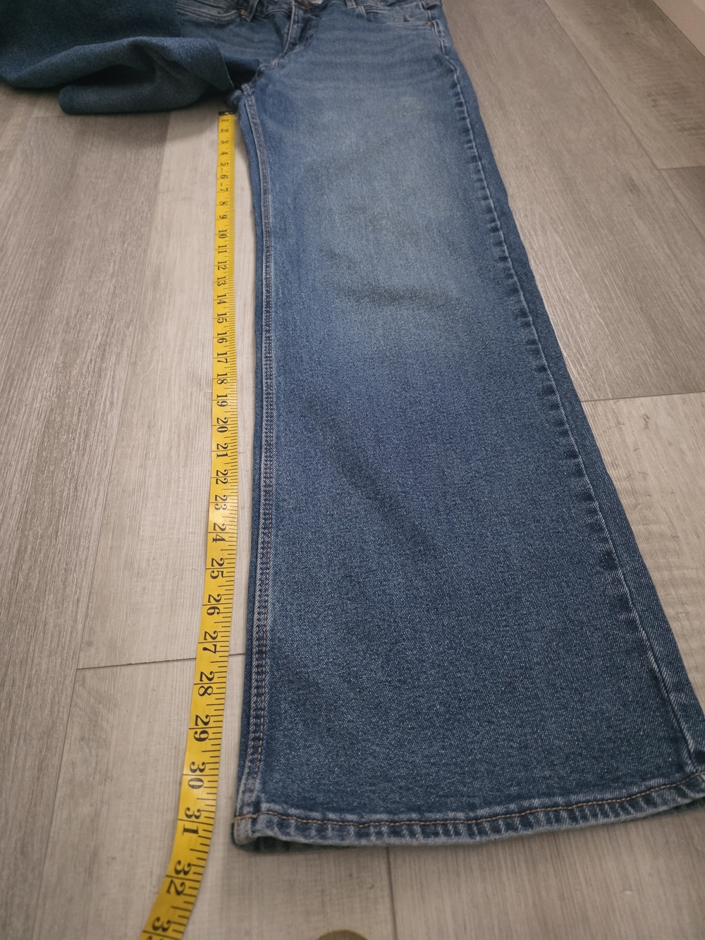 Sanctuary Denim Wide Leg Jeans Size 8 Blue High Rise Stretch - Picture 11 of 12